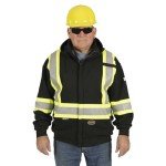 Hi-Vis Flame Resistant Zip-Up Safety Hoodie