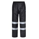 AYKRM Black Small Rain Pants for Outdoor Safety