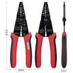 8-Inch Multi-Function Wire Stripper and Crimping Tool