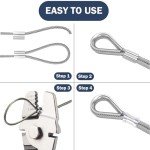 Wire Rope Crimping Tool Kit with 100FT Cable