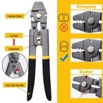 328ft Stainless Steel Wire Rope Crimping Kit