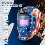 Auto Darkening Welding Helmet with LED Light