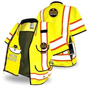 High Visibility Class 3 Safety Vest with Pockets