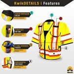High Visibility Class 3 Safety Vest with Pockets
