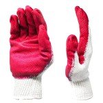 Premium Non-Slip Red Latex Safety Gloves