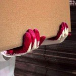 Premium Non-Slip Red Latex Safety Gloves