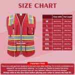 High Visibility Reflective Safety Vest with Pockets