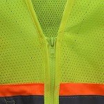 Radians Green Self-Extinguishing Safety Vest, X-Large