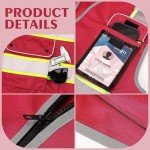 High Visibility Reflective Safety Vest with Pockets