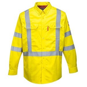 Hi-Vis Flame-Resistant Yellow Shirt - X-Large