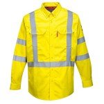 Hi-Vis Flame-Resistant Yellow Shirt - X-Large