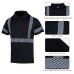 Hi-Vis Reflective Polo Shirt for Men