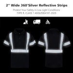 Hi-Vis Reflective Polo Shirt for Men
