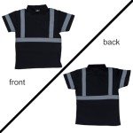 Hi-Vis Reflective Polo Shirt for Men
