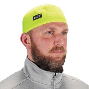 Ergodyne Chill Its 6630 Lined Skull Cap, Lime