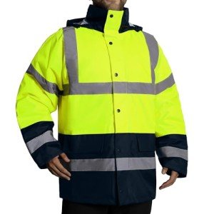 High Visibility Waterproof Safety Jacket for Men