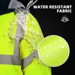 High Visibility Waterproof Safety Jacket for Men