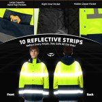 High Visibility Waterproof Safety Jacket for Men