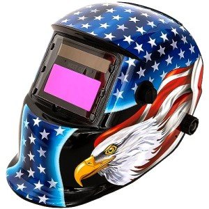 BESTCLUB Solar Auto Darkening Welding Helmet (Eagle)