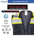 High Visibility Reflective Safety Vest - 3 Pack