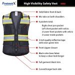 High Visibility Reflective Safety Vest - 3 Pack