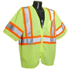 Radians Economy Class 3 Safety Vest, X-Large, Green