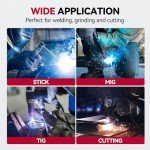 ARCCAPTAIN Auto Darkening Welding Helmet with Large Screen