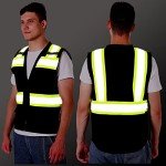 High Visibility Reflective Safety Vest - 3 Pack