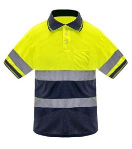 High Visibility Safety Polo Shirt for Men