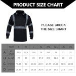Men’s Reflective Safety Polo Shirt with Pockets