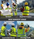 High Visibility Reflective Safety Vests - 6 Pack
