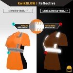 Vixen Women's Short Sleeve Safety Shirt - Orange