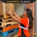 Vixen Women's Short Sleeve Safety Shirt - Orange
