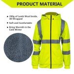 High Visibility Women's Reflective Safety Hoodie