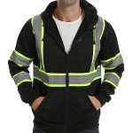 High Visibility Reflective Hoodie for Men/Women