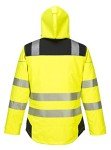 Men's Hi-Vis Waterproof Winter Safety Jacket - Yellow/Black