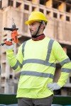High Visibility Safety T-Shirts with Reflective Strips