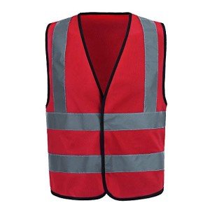 Red Safety Vest for Outdoor Use (XS-8XL)