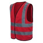Red Safety Vest for Outdoor Use (XS-8XL)