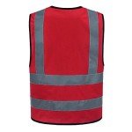 Red Safety Vest for Outdoor Use (XS-8XL)