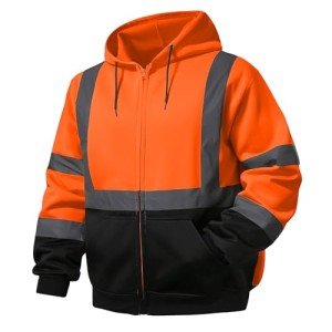 Hi-Vis Reflective Hoodie for Men, XL