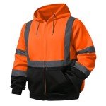 Hi-Vis Reflective Hoodie for Men, XL