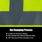 Hi-Vis Reflective Hoodie for Men - ANSI Class 3