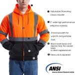 Hi-Vis Reflective Hoodie for Men, XL
