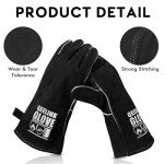 Heat-Resistant Welding Gloves for Safety and Comfort