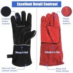 Heat-Resistant Welding Gloves for Safety and Comfort