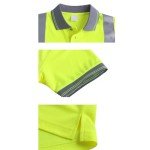 Lime Green High Visibility Safety Polo Shirt
