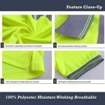 Lime Green High Visibility Safety Polo Shirt