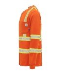 High Visibility Flame Resistant Safety Shirt - Orange