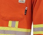 High Visibility Flame Resistant Safety Shirt - Orange